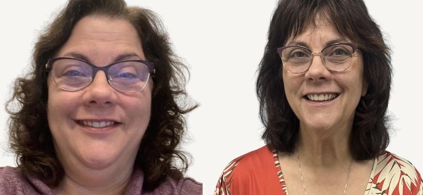 Before and after Morpheus8 treatment showing jawline tightening and facial lifting at Michigan Weight Loss Institute